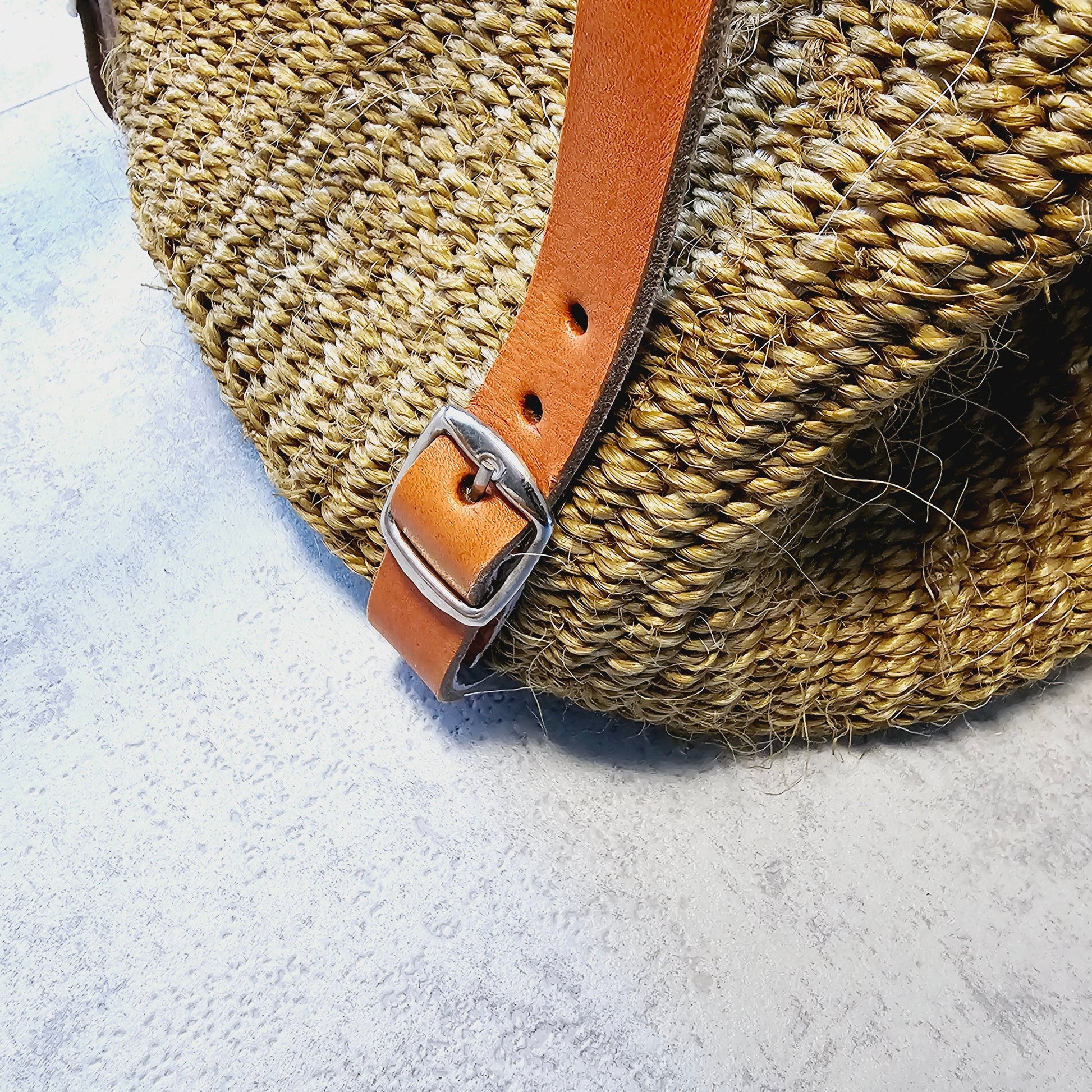 Handwoven Sisal Backpack, African Backpack, Kiondo Bag-5