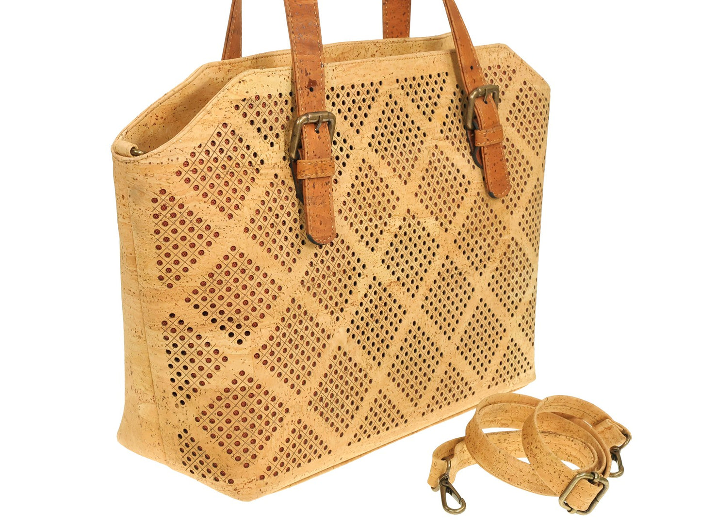 Trendy Shopper „Carlina“ aus Kork, vegan tierleidfreie Tasche