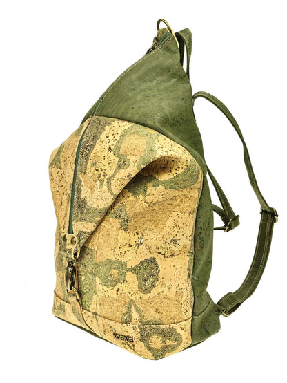 Stilvoller Rucksack aus Kork in natur, vegane mode „Felicia“ 