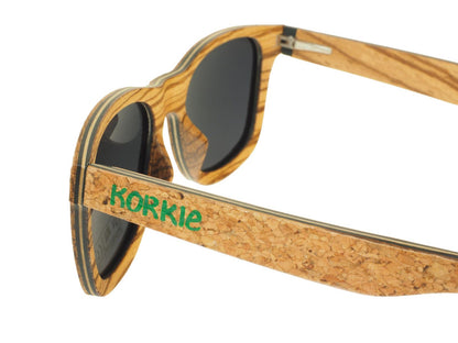 Sonnenbrille aus Kork mit UV-Schutz