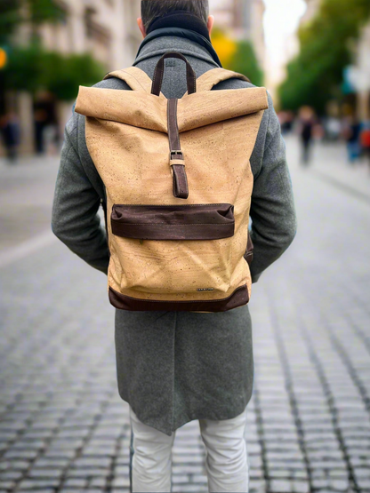 Rolltop Rucksack „Galanthus“ - vegan