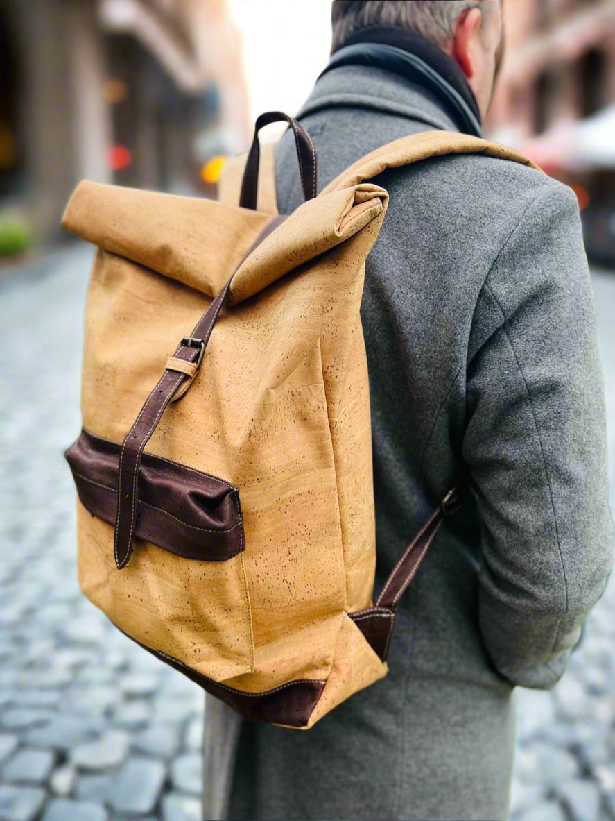 Rolltop Rucksack „Galanthus“ - vegan