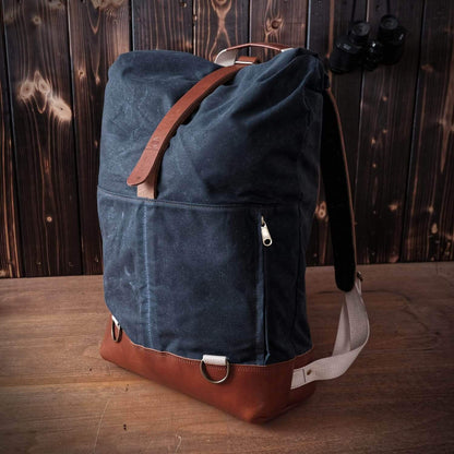 Handgefertigter Rolltop-Rucksack nachhaltige accessoires