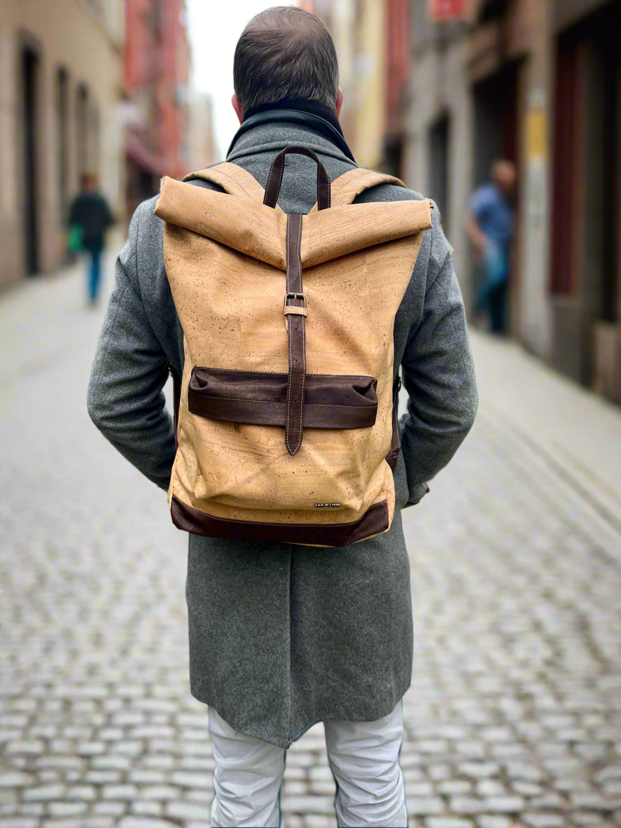 Rolltop Rucksack „Galanthus“ - vegan