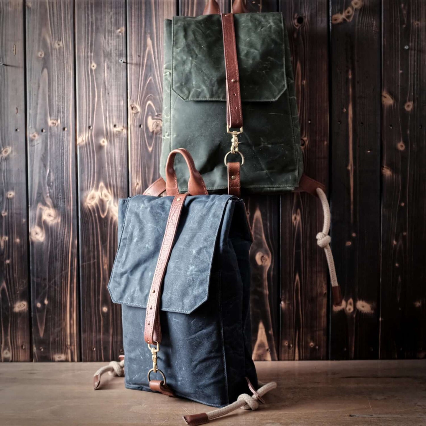 Handgefertigter Rucksack stilvolles design